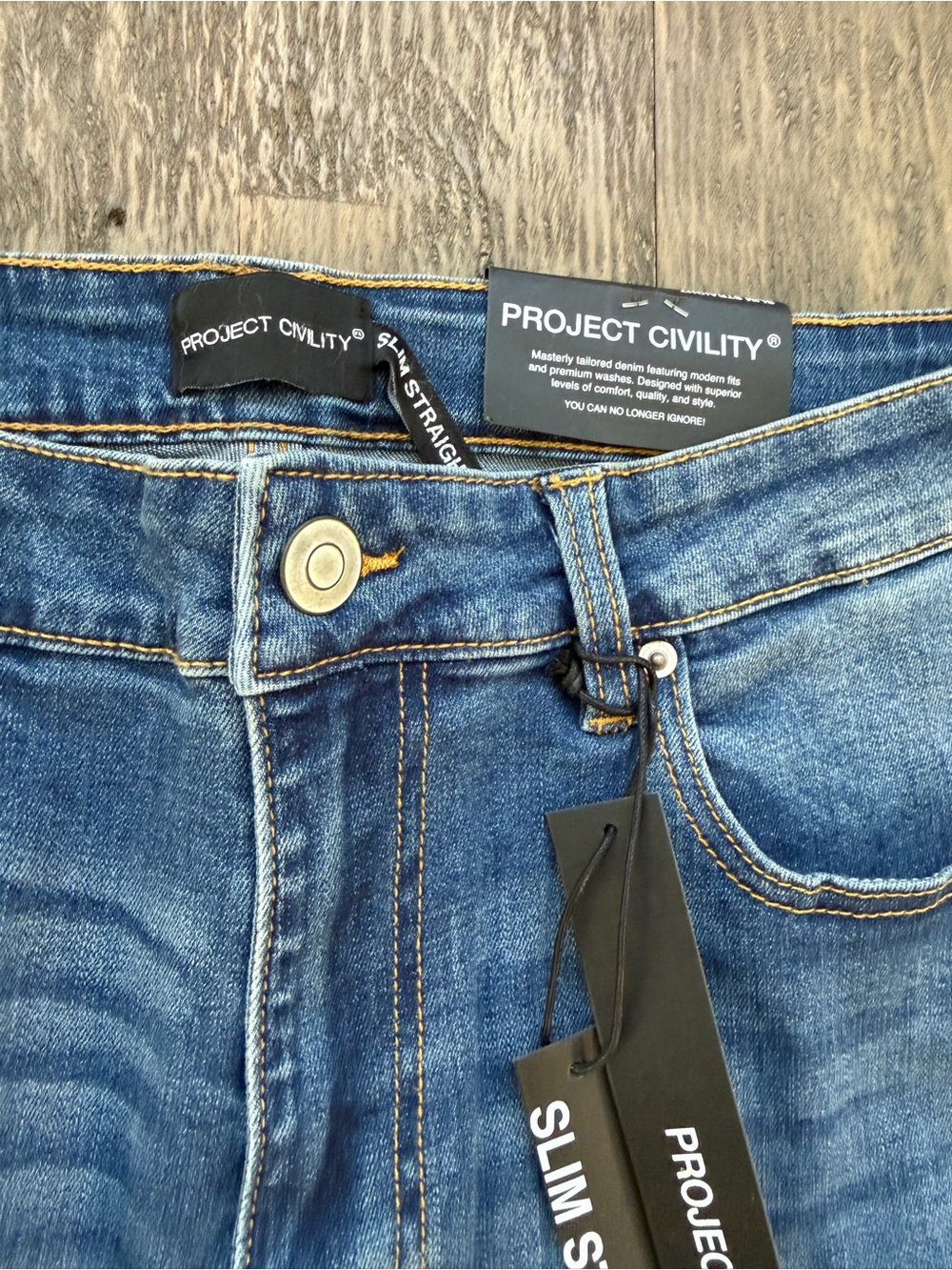 Project Civility Mens Slim Straight Jeans 36/31
New with tags - Picture 3 of 8
